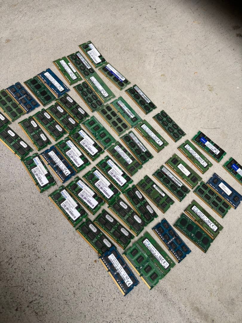 DDR2 DDR3 2-4GB メモリ 1600MHz 240ピン 50枚