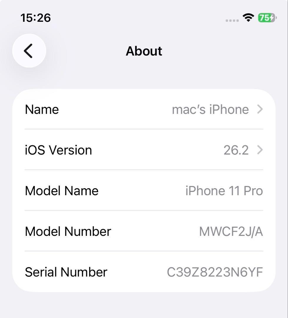 【美品　交換品】iPhone 11pro 512GB　ゴールド