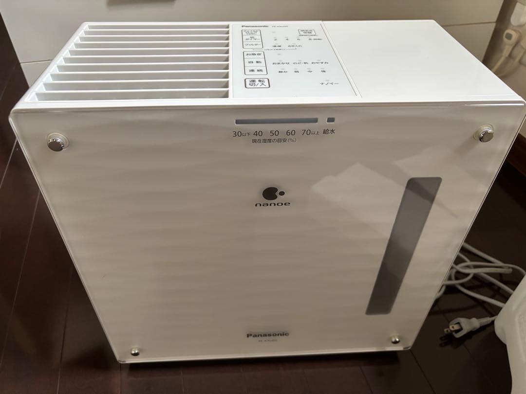 パナソニック　気化式加湿器　FE-KXU05　2022年製　ナノイー　加湿器