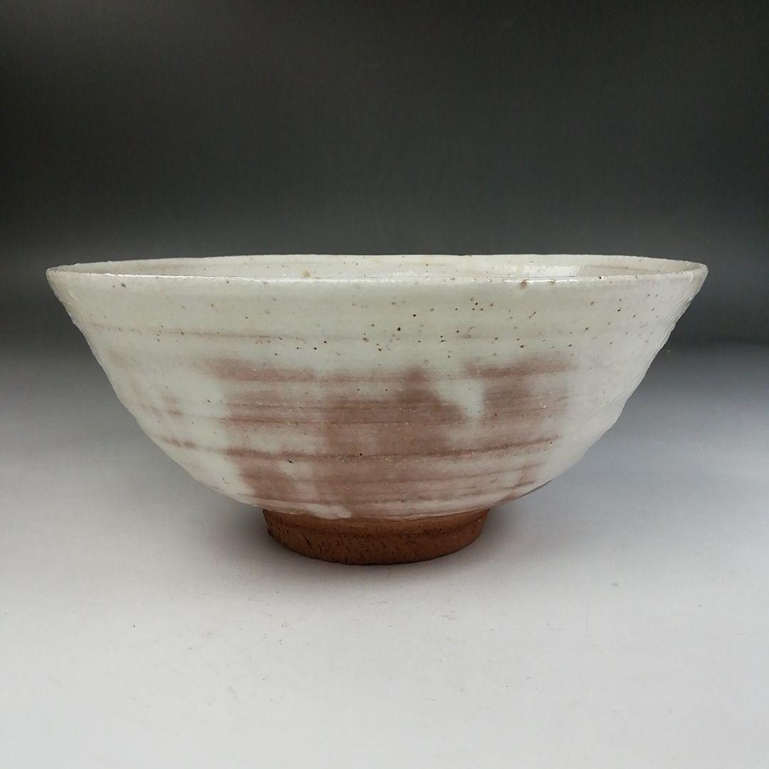 Ｗ２４１　茶碗　『粉引茶碗』『牧勇吉 作』　共箱　抹茶碗　茶道具