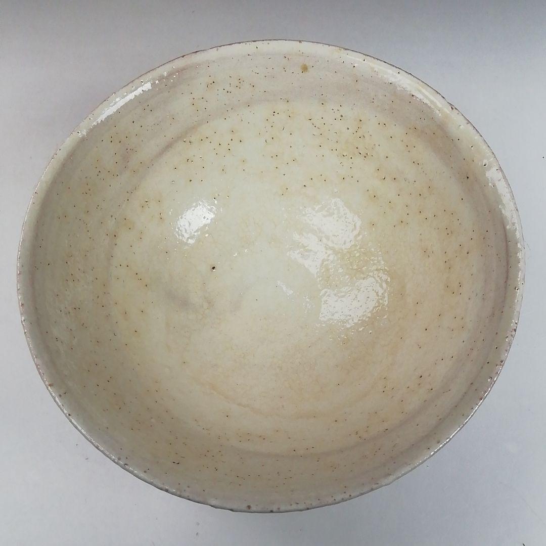 Ｗ２４１　茶碗　『粉引茶碗』『牧勇吉 作』　共箱　抹茶碗　茶道具