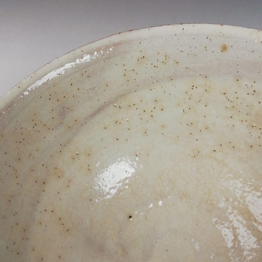 Ｗ２４１　茶碗　『粉引茶碗』『牧勇吉 作』　共箱　抹茶碗　茶道具
