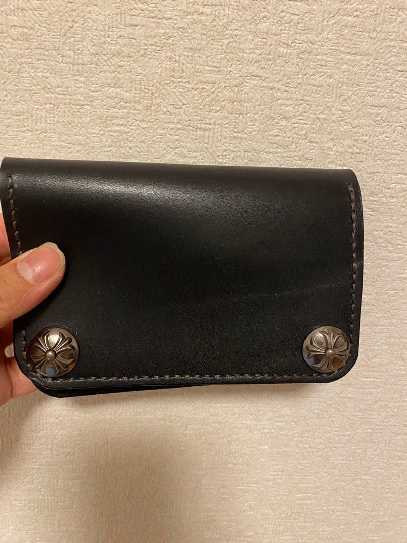 【姫路レザー】ミドルトラッカーウォレット　【本革ドイツ製】ベルトループ×2