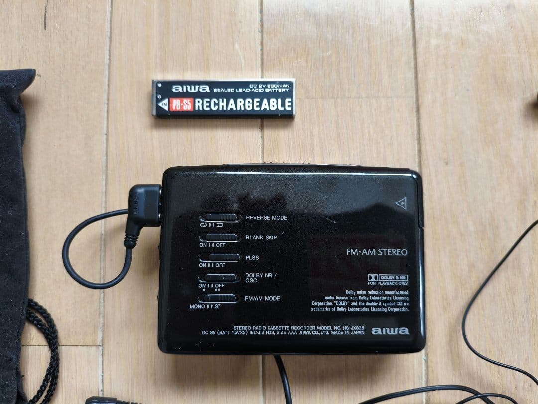ステレオラジオカセットレコーダー aiwa HS-JX838