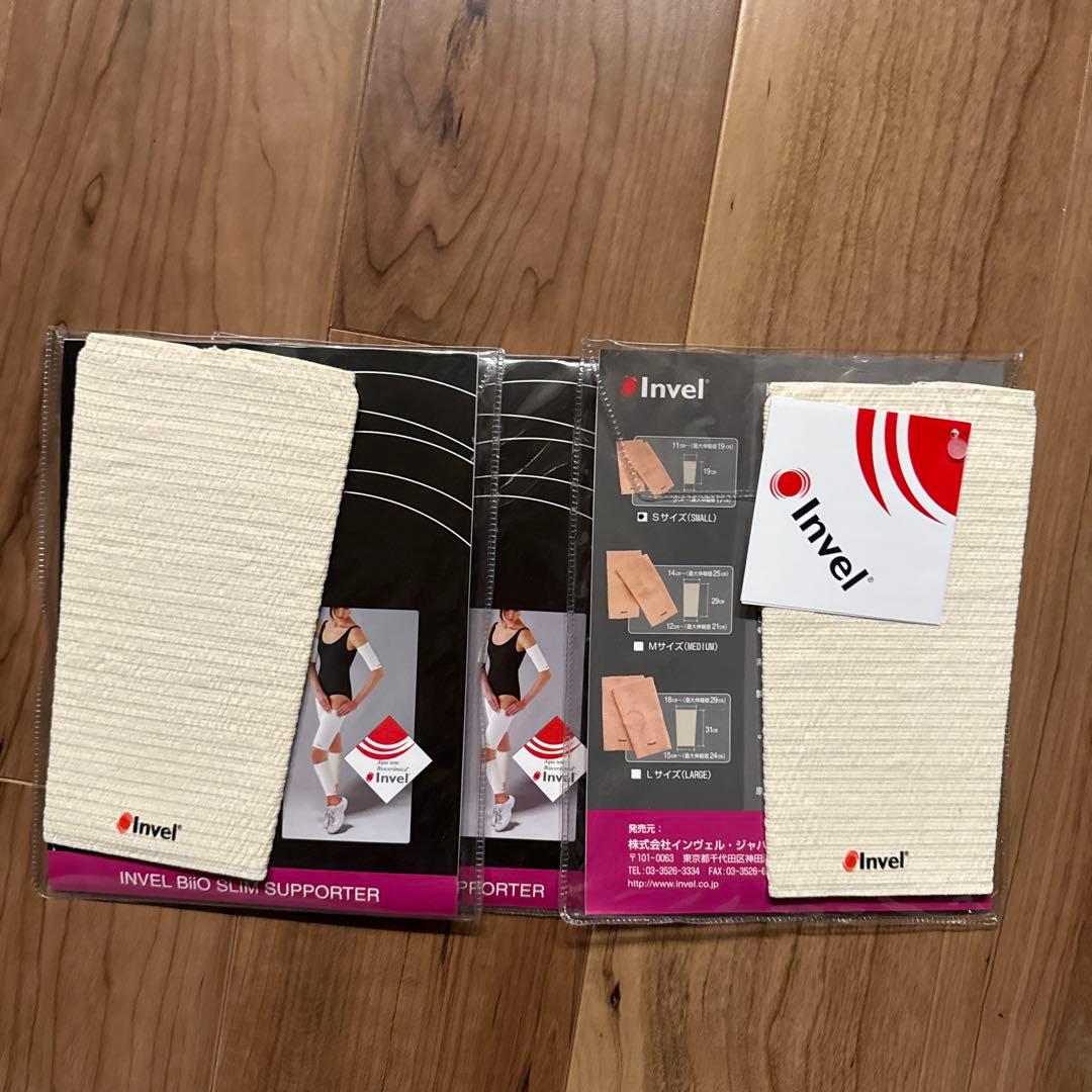 Invel BIO SLIM サポーター2枚セット Sサイズ￼ × 3￼セット