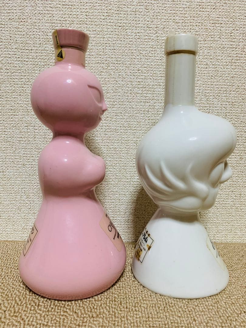 セラミック製ウイスキーボトル 2本セット Tsukuba Expo `85