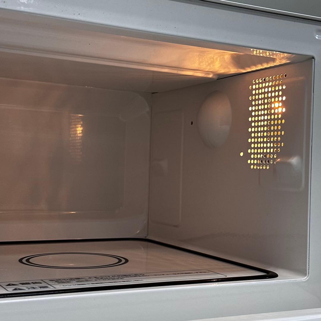 ☆送料込！2023年 無印良品 フラット電子レンジ MJ-SER18A ホワイト