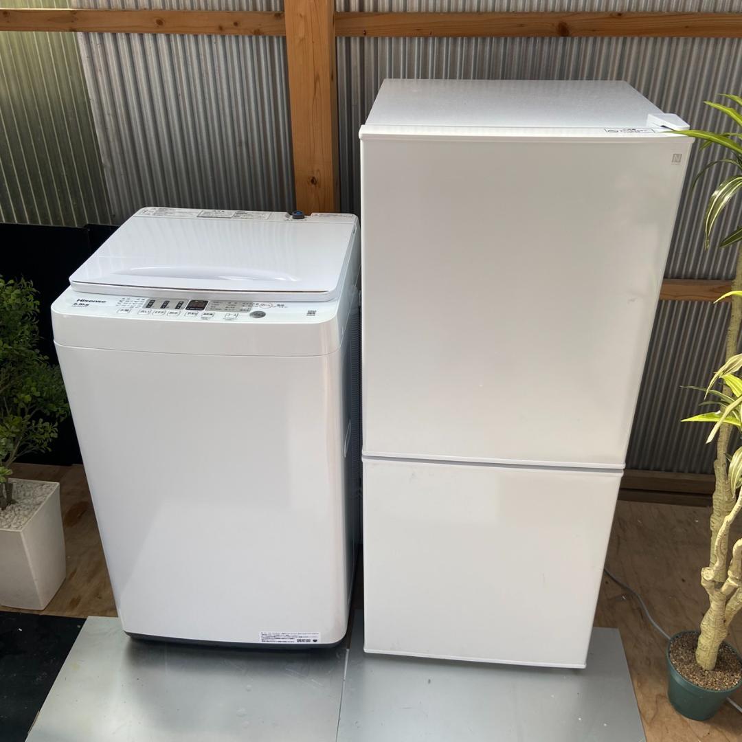 福岡市限定（一人暮らし家電セット）♬ 配送設置無料 冷蔵庫＆洗濯機のセット♬