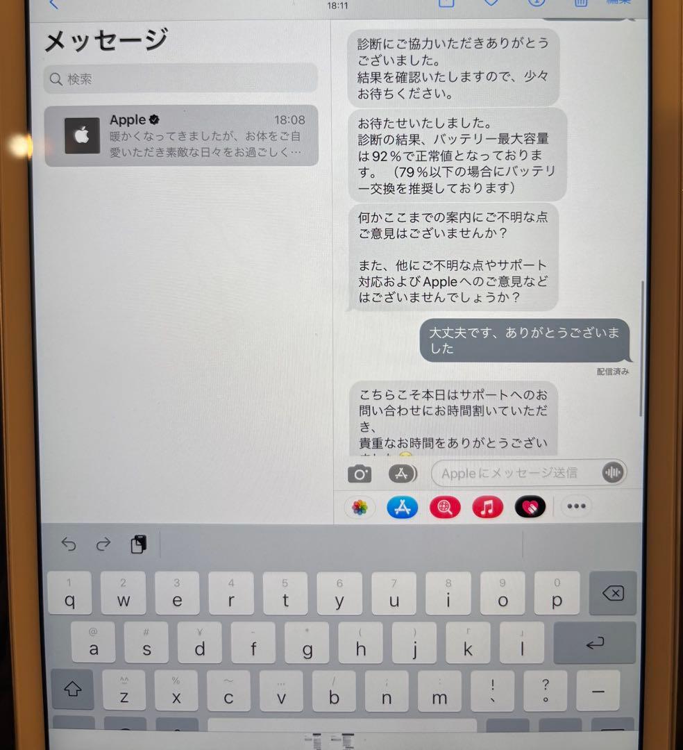 Apple iPad mini 4 16GB A1538 美品バッテリー92%