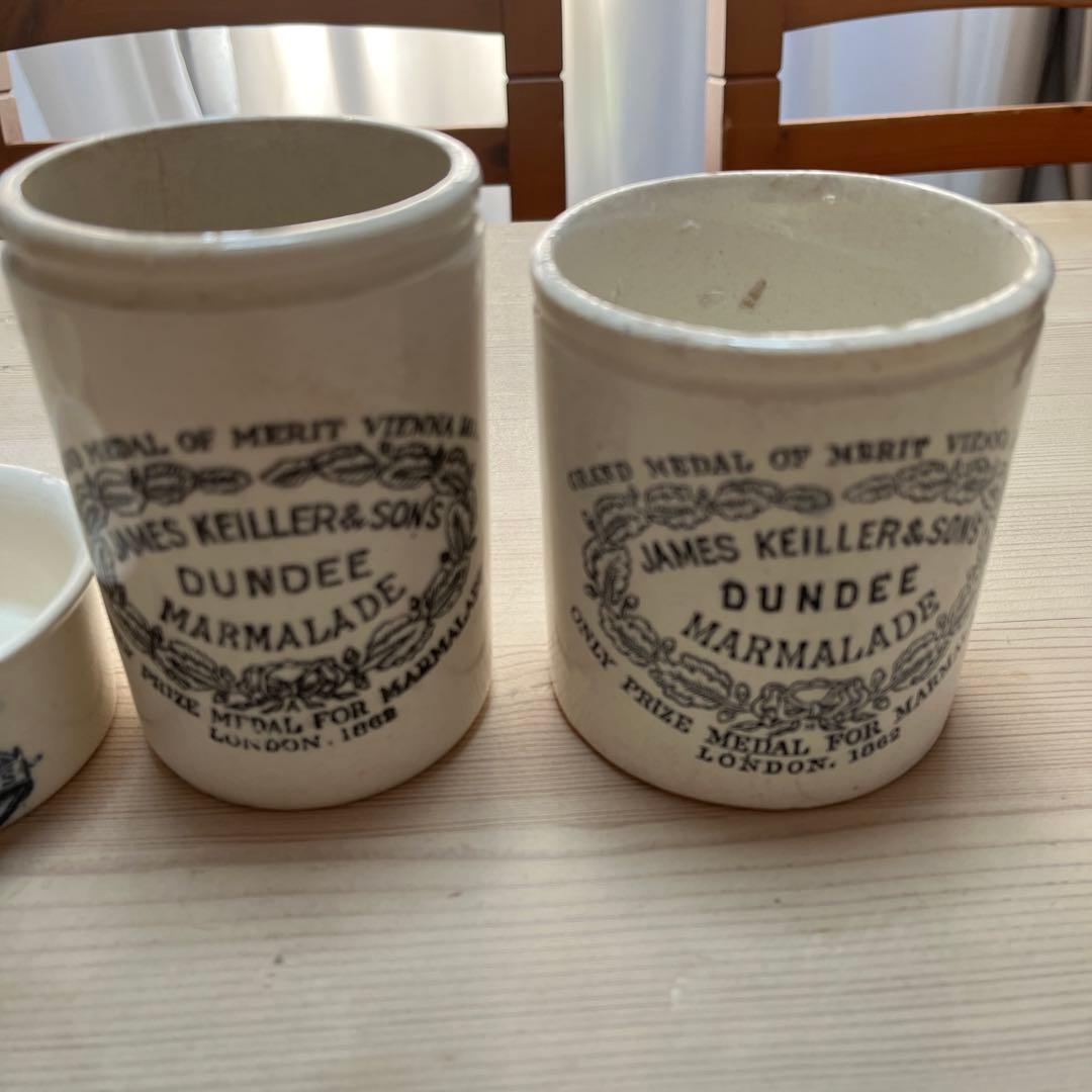 James Keiller & Sons ジャム陶器容器 4個セット