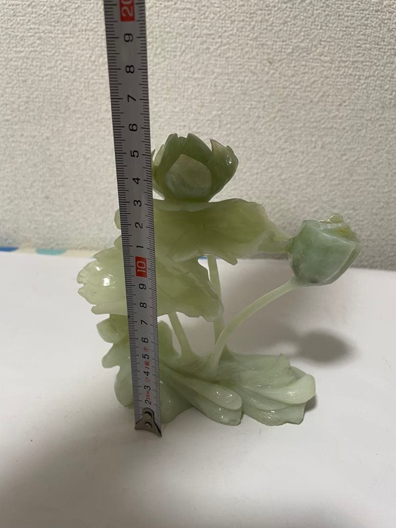 翡翠玉石彫刻　置物　天然石