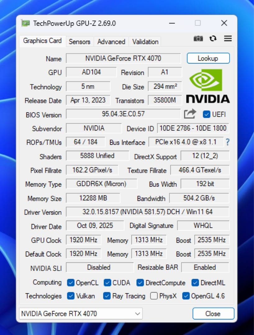 (希少ピンクグラボ)玄人志向 GK-RTX4070-E12GB/PINK/TP