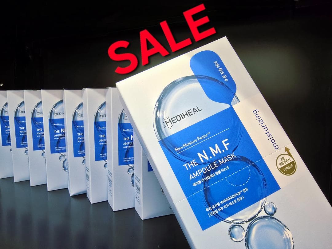 MEDIHEAL THE N.M.F AMPOULE MASK 100枚=10箱