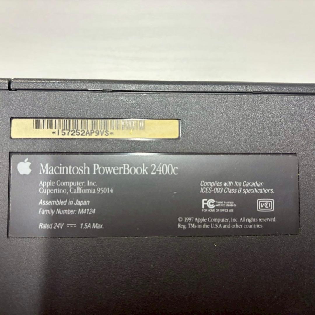 Apple PowerBook 2400c ブラック付属品多数