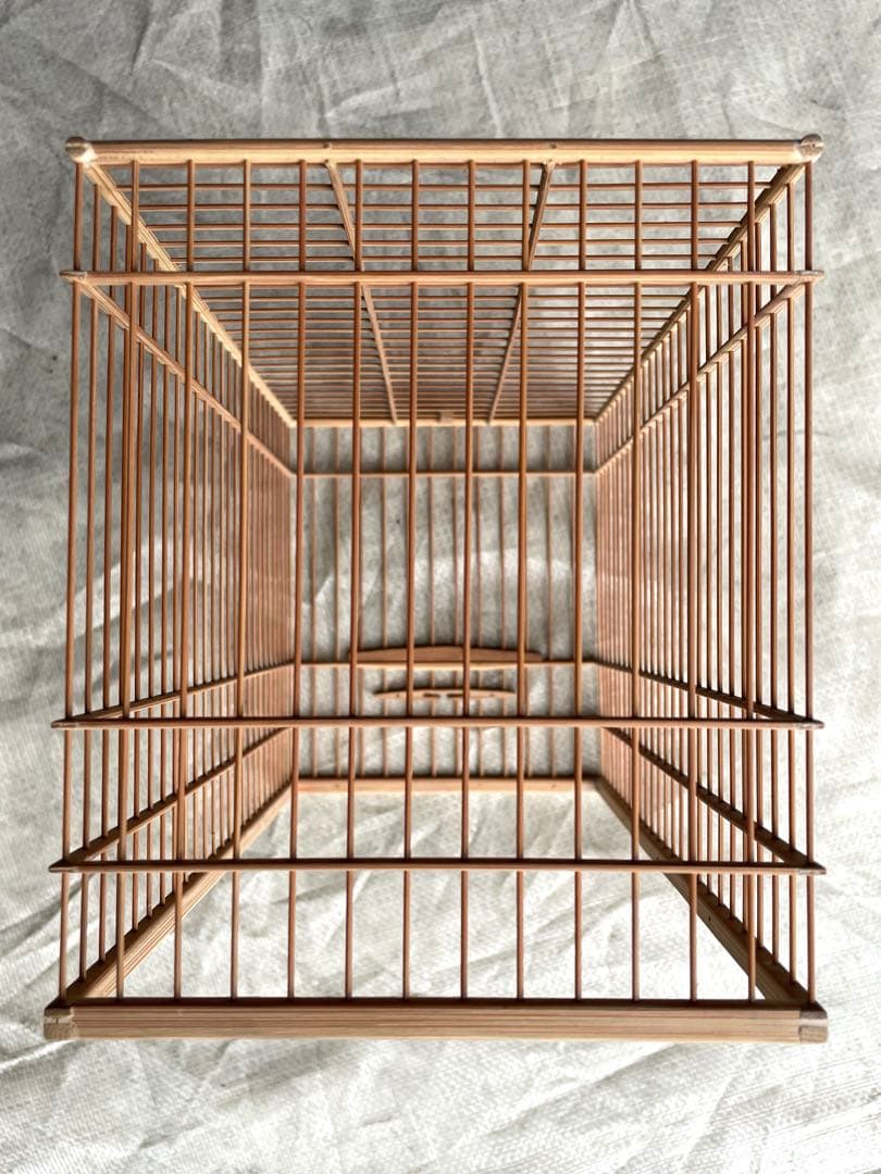 最終価格　鳥籠（とりかご）　手作り　昭和　レトロ　未使用