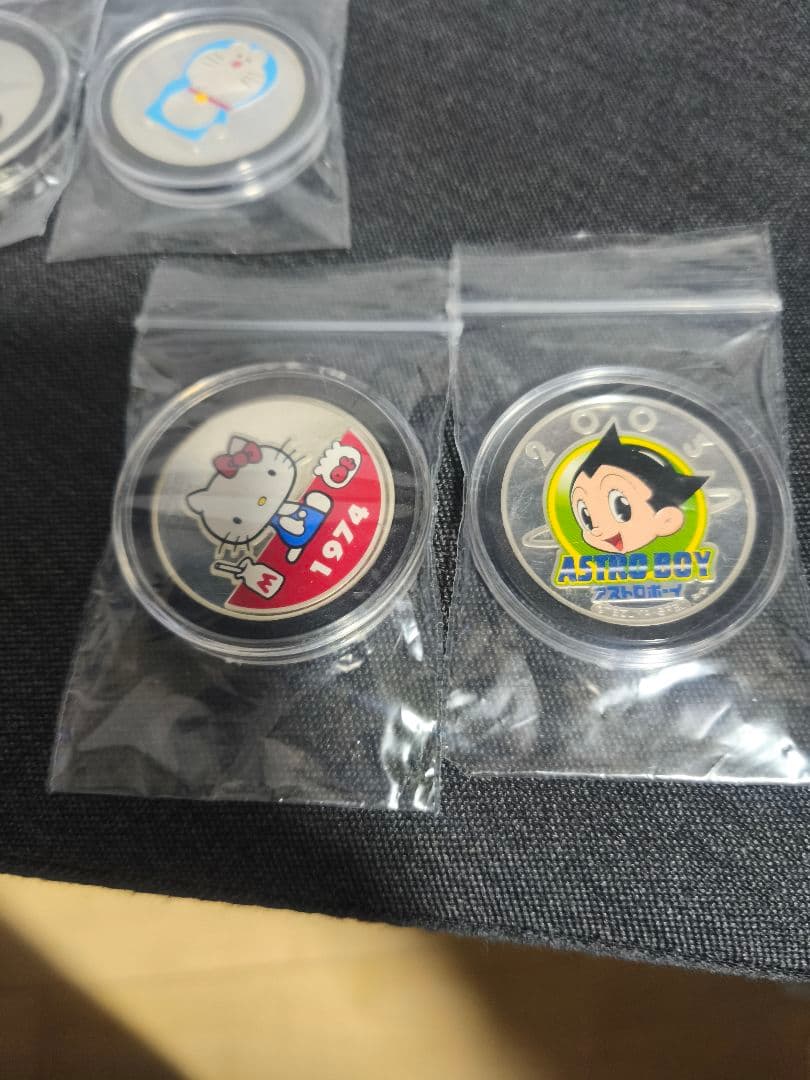 造幣局　キャラクターアニメ銀貨 銀メダル　4枚セット