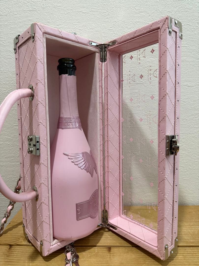 ANGELエンジェルシャンパン　ピンク　空箱　空瓶