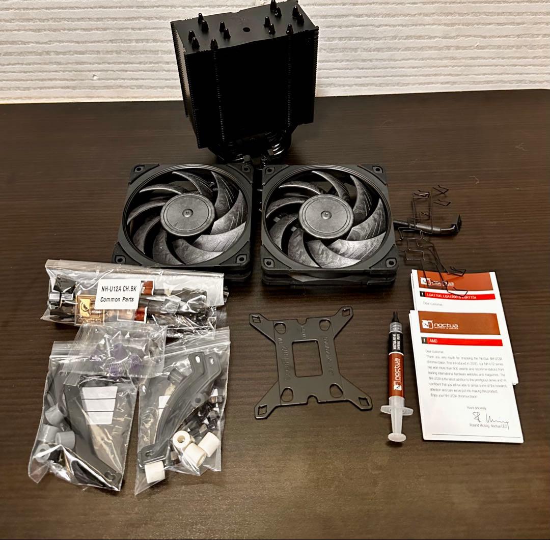 NOCTUA NH-U12A chromax.black CPUクーラー