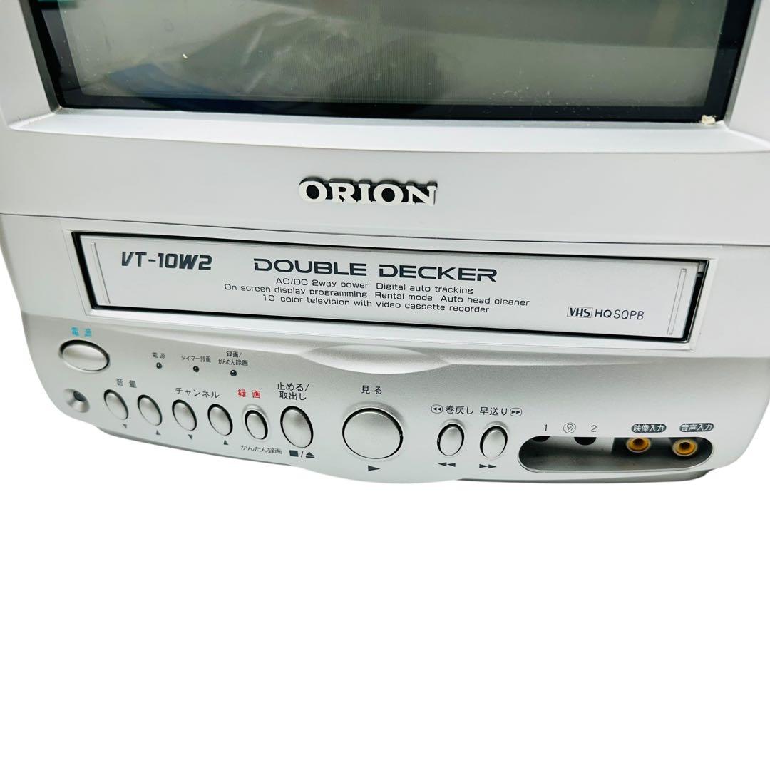 ORION 10インチ テレビ　ビデオ　VT-10W2