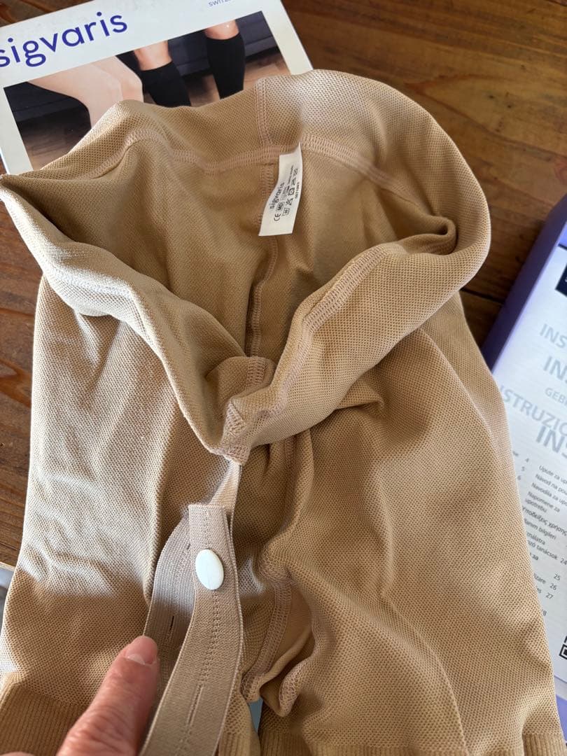 新品！医療用弾性ストッキングS sigvaris cotton ⑤つま先あり