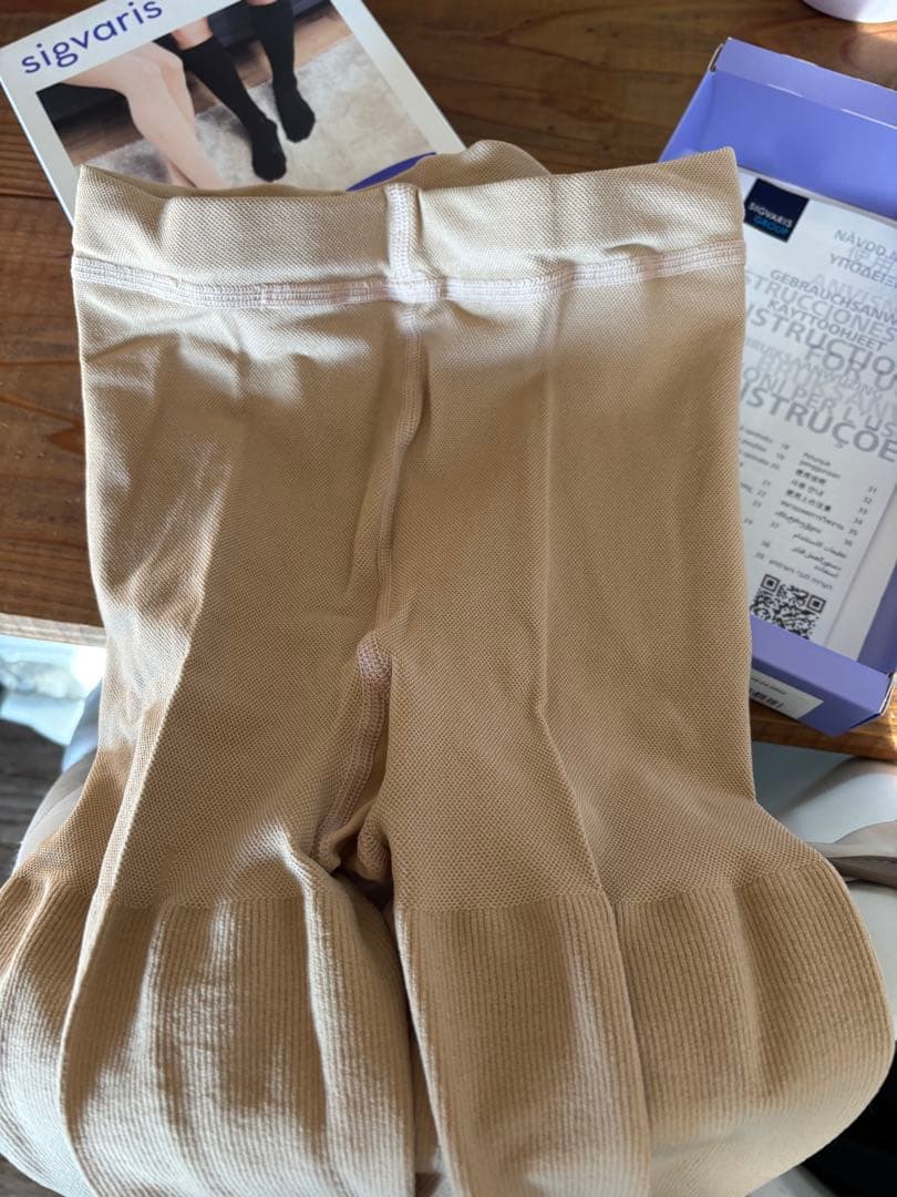 新品！医療用弾性ストッキングS sigvaris cotton ⑤つま先あり