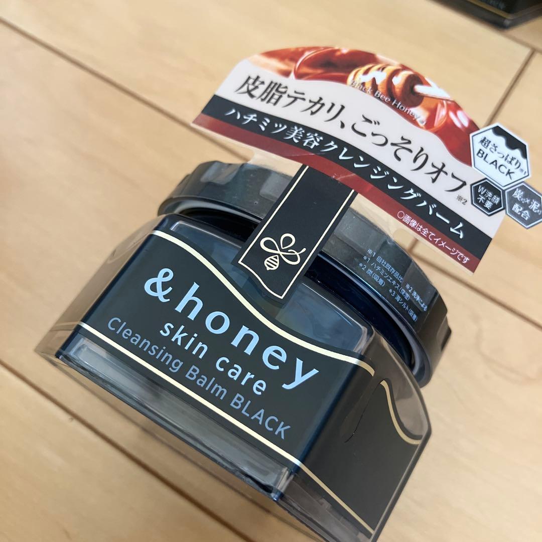 360【新品】アンドハニー クレンジングバーム ブラック 90g x 5個