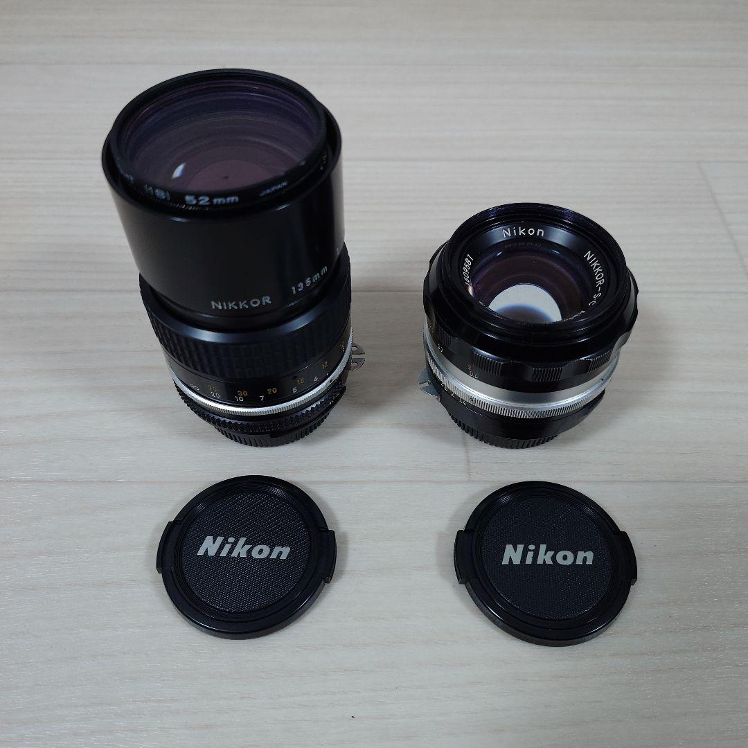 Nikon ニコン ニコマート Nikomat EL カメラ　レンズ　ストロボ付