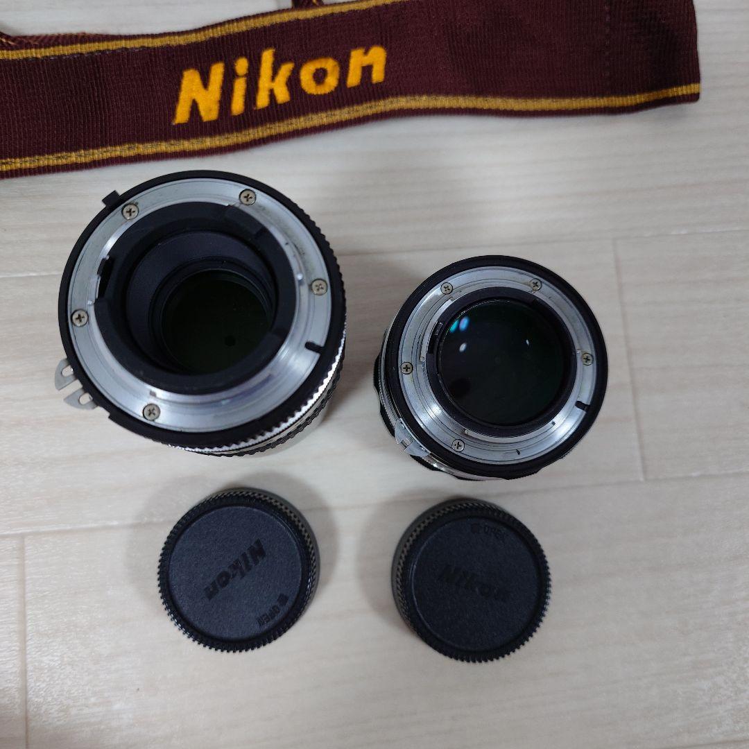 Nikon ニコン ニコマート Nikomat EL カメラ　レンズ　ストロボ付