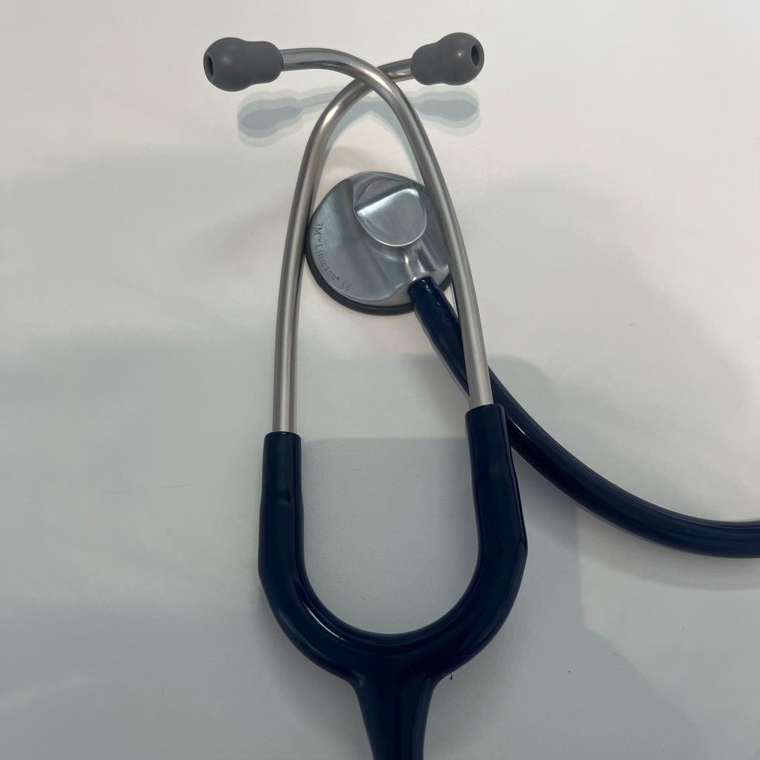 美品 リットマン 聴診器 LITTMANN ネイビー