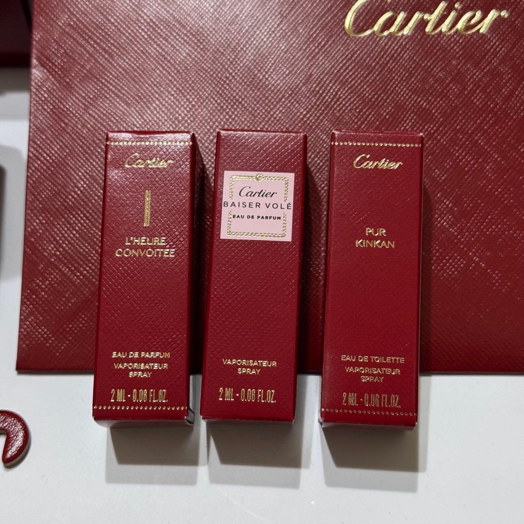 Cartier イヤリングケース 空箱セット フレグランス