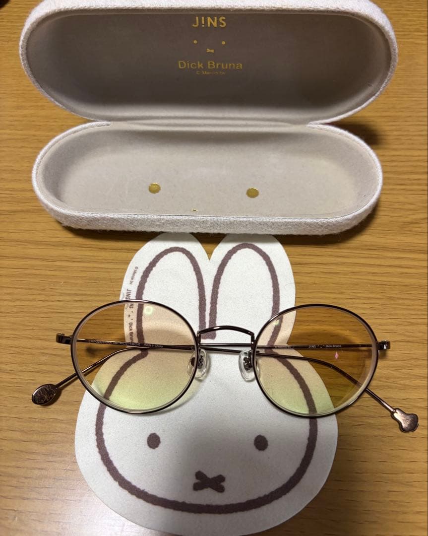 JINS×Dick Bruna ミッフィー　ジンズ　カラー度ありサングラス