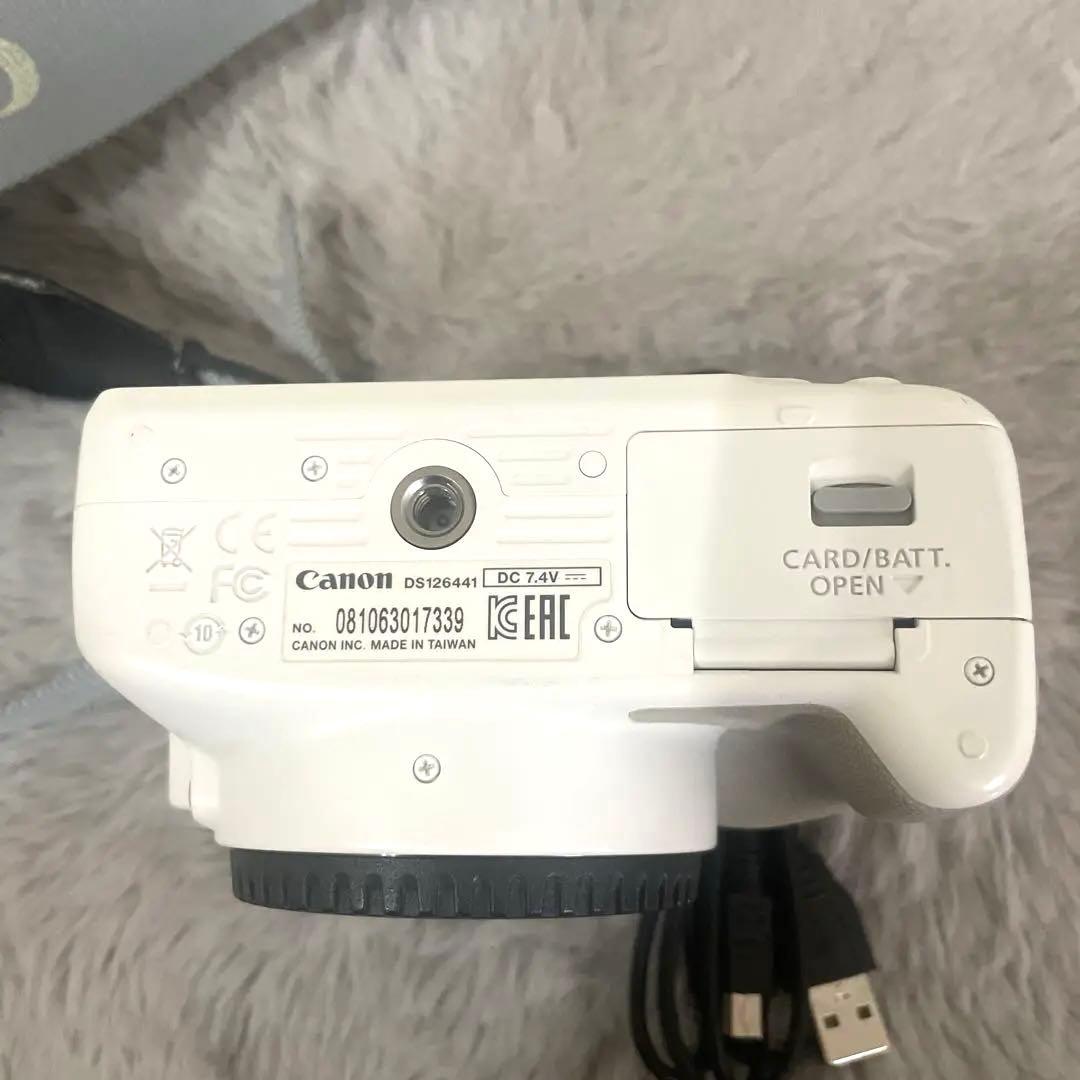 ★希少ホワイト★Canon EOS Kiss X7 レンズ2本セット