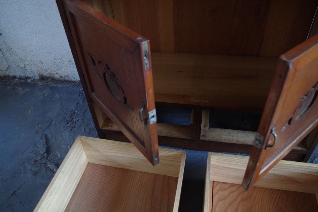 古家具　棚　収納棚　昭和レトロ