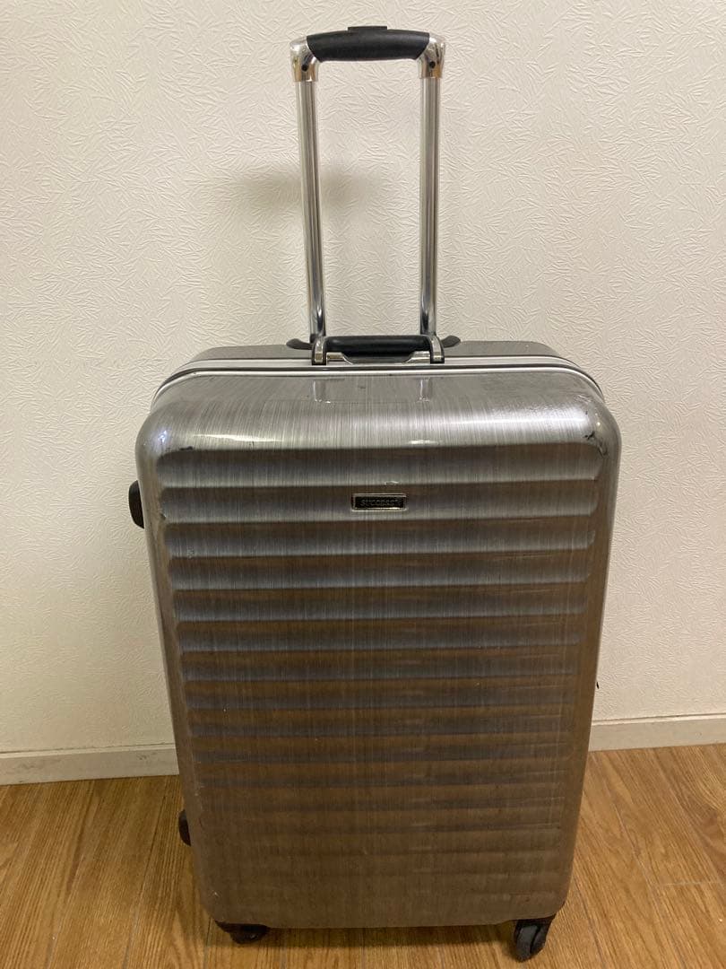定評ある、サクセス、スーツケース７２✖️２６✖️4７センチ、Lサイズ色ダークグレイ