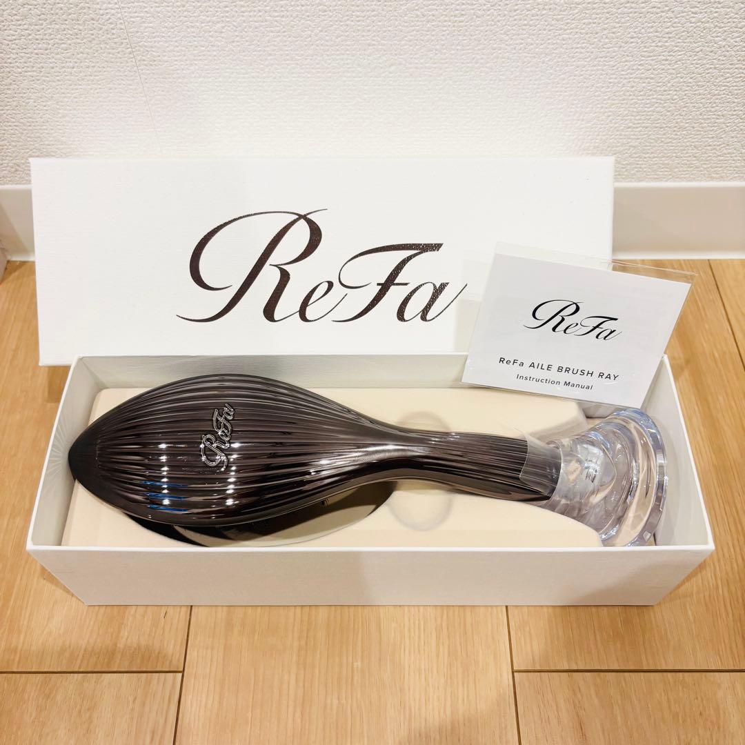 【新品未使用】リファ エールブラシレイ ブラック ReFa AILE BRUSH