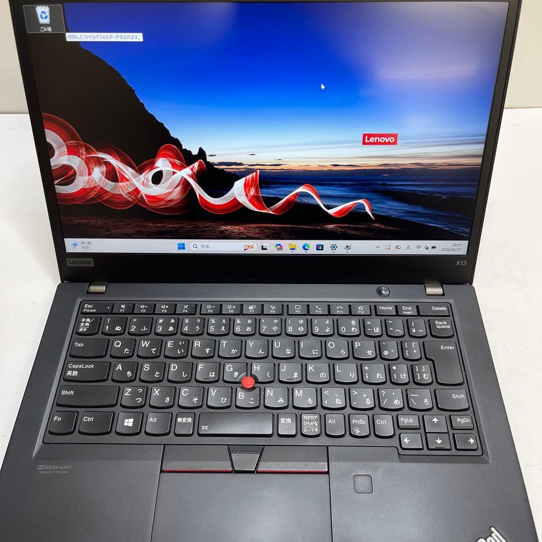 レノボThinkpad X13 Gen 1 i7-10510U 16GB 256
