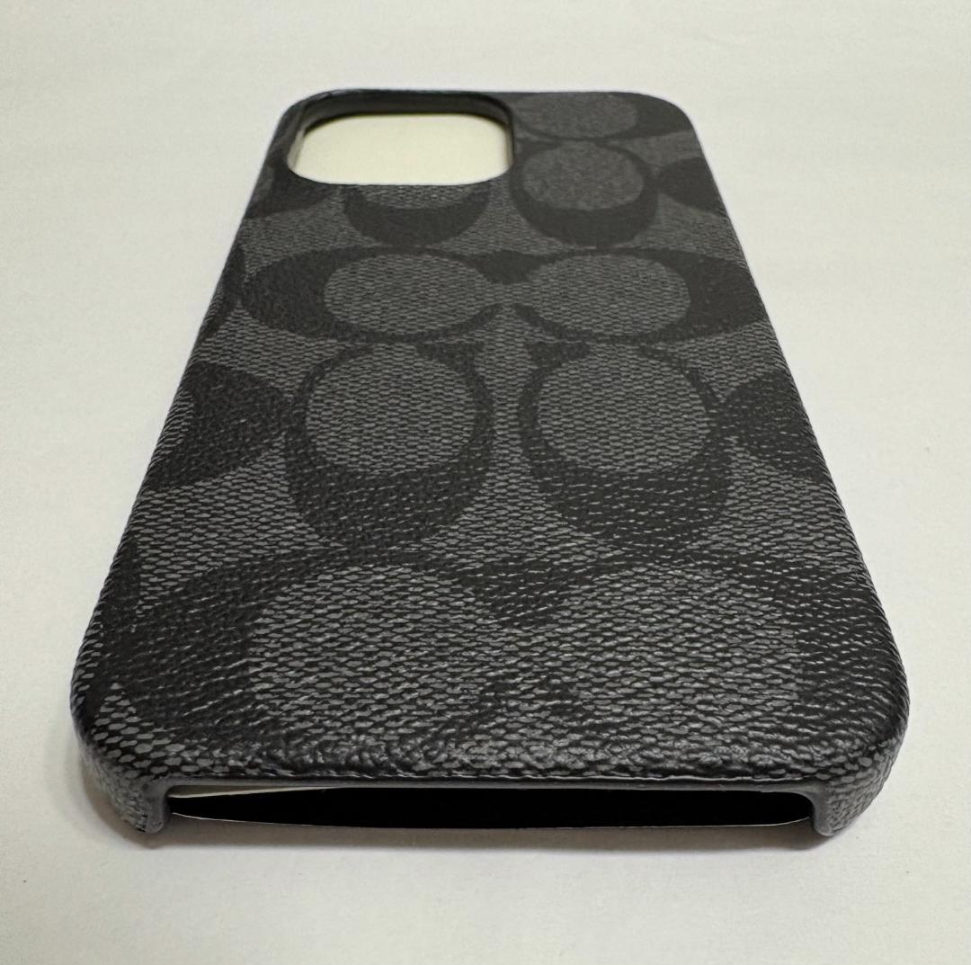 COACH iPhone13 pro 対応 ケース C8023 GRAPHITE