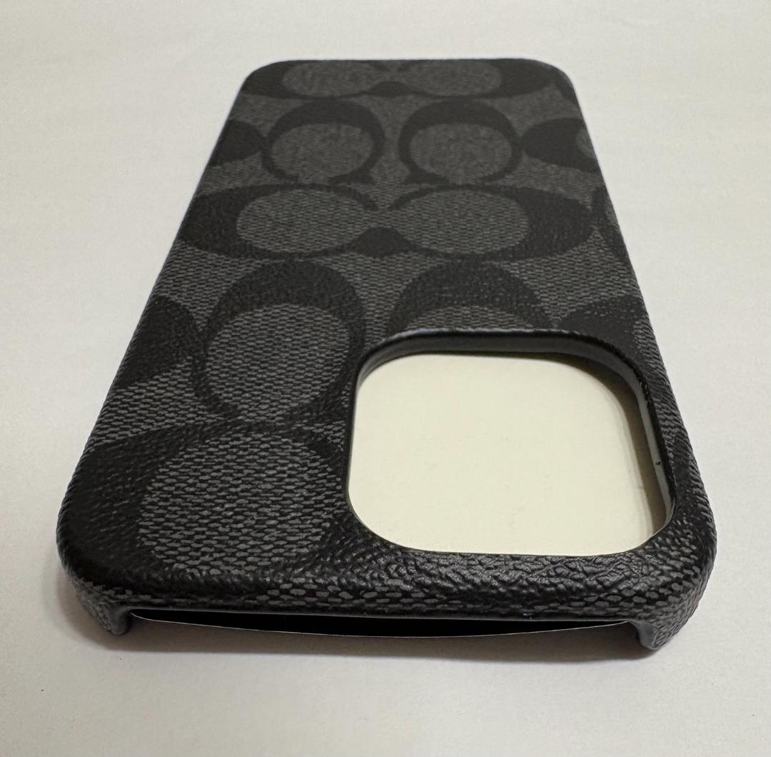 COACH iPhone13 pro 対応 ケース C8023 GRAPHITE