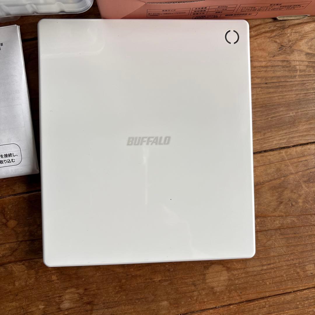 BUFFALO バッファロー　ラクレコ　CDとりこみ　RR-C1-WH