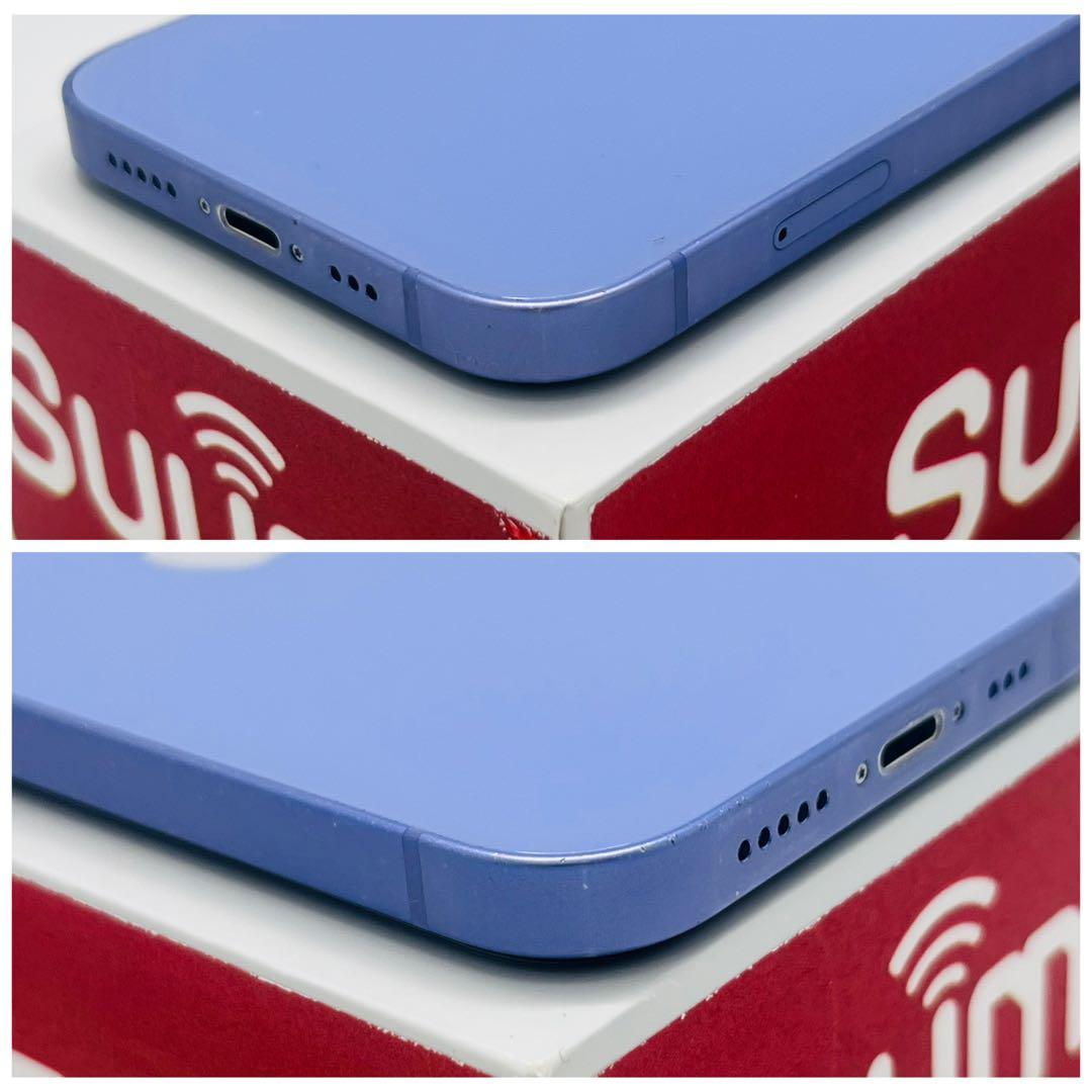 【B】iPhone 12 128GB SIMフリー　パープル　本体