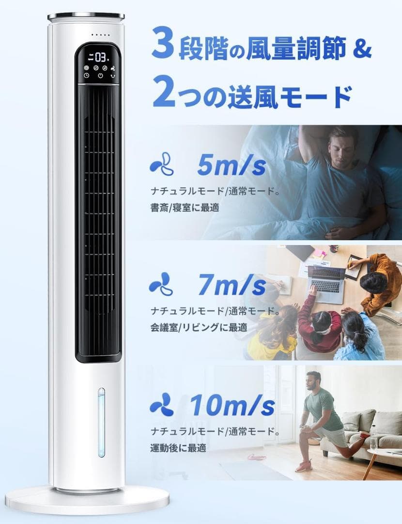 MYICY 冷風機 強力 冷風扇 超省エネタイプ アイスパック