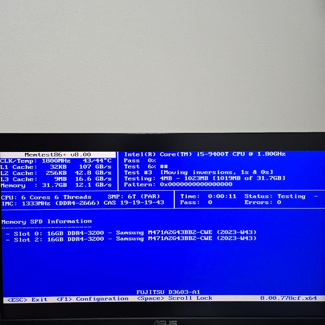 SAMSUNG DDR4-3200 16GB×2枚　ノート用メモリ