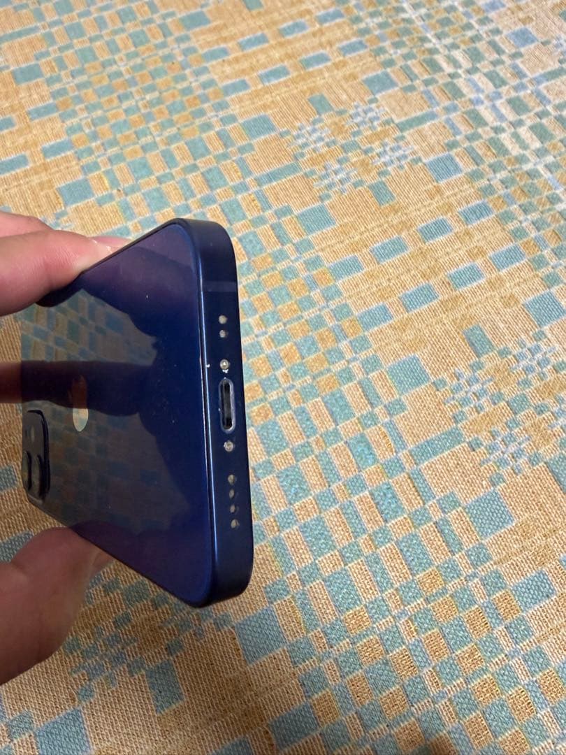 Apple iPhone 12 mini ブルー　ケース付き　256gb