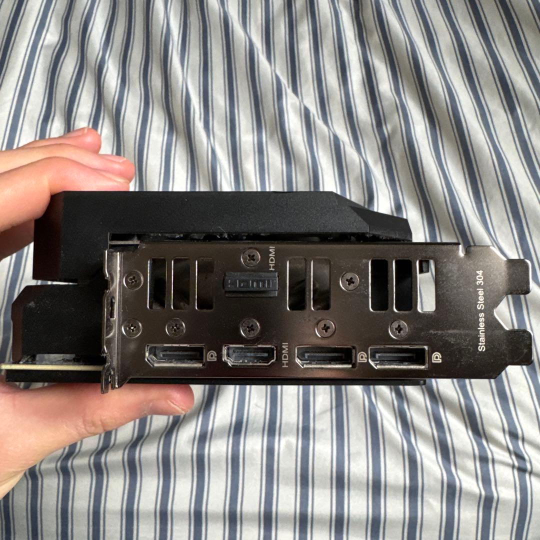 【ジャンク品】GEFORCE RTX 3060ti ホワイト グラフィックボード