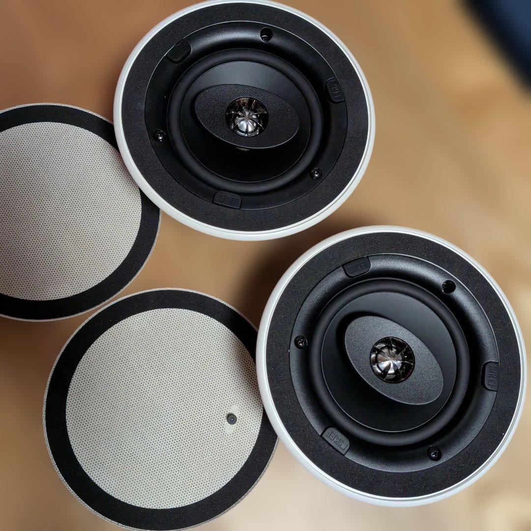 KEF 埋め込みスピーカー Ci130CR ホワイト 2個