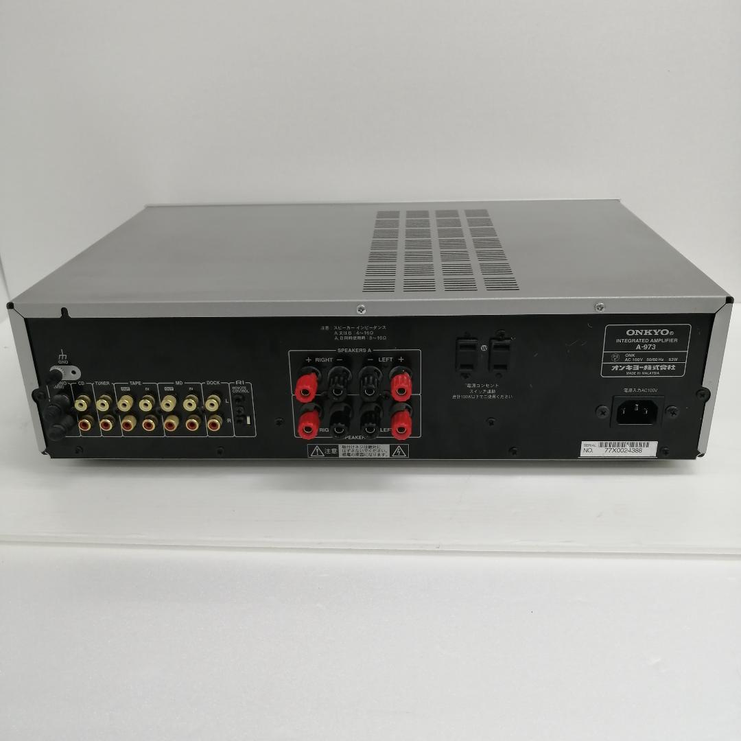 【ジャンク】ONKYO プリメイアンプ a-973
