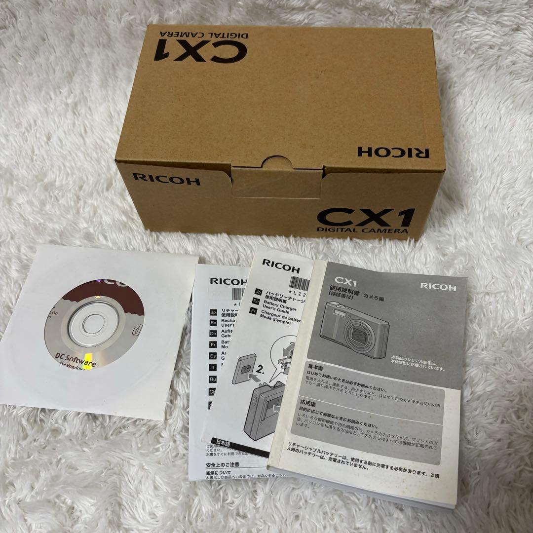 【極美品】 RICOH CX-1 ブラック コンパクトデジタルカメラ 動作⭕️