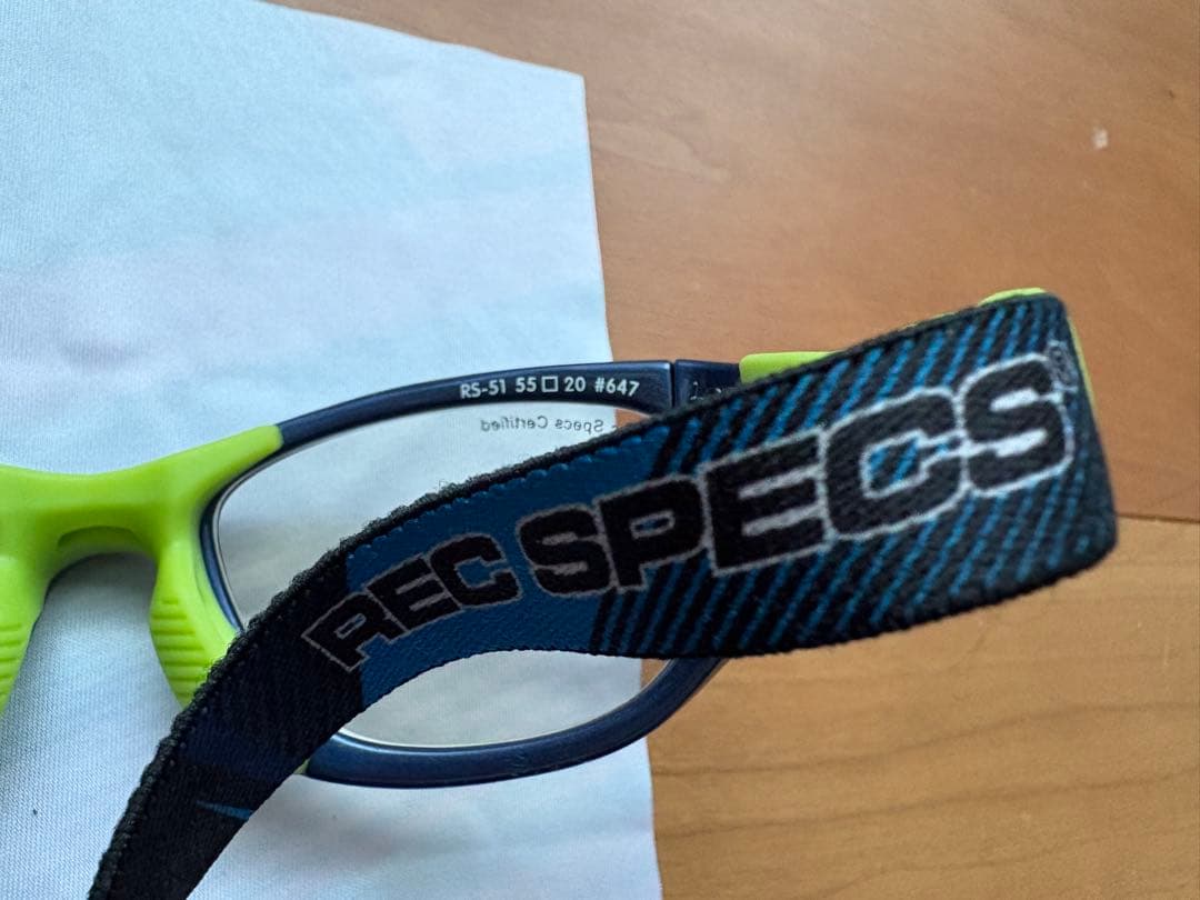 REC SPECS スポーツメガネ ジュニアRS-51 ネイビー/ライム