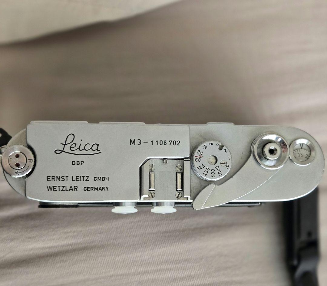 Leica M3 シングルストローク ボディ + フォクトレンダー VC 露出計
