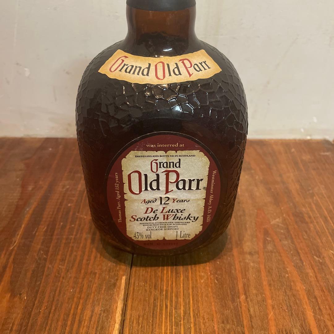 古酒　ウィスキー　グランドオールドパー　12年　デラックス 1000ml